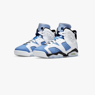 384665-410 Jordan 6 Retro UNC White (GS)