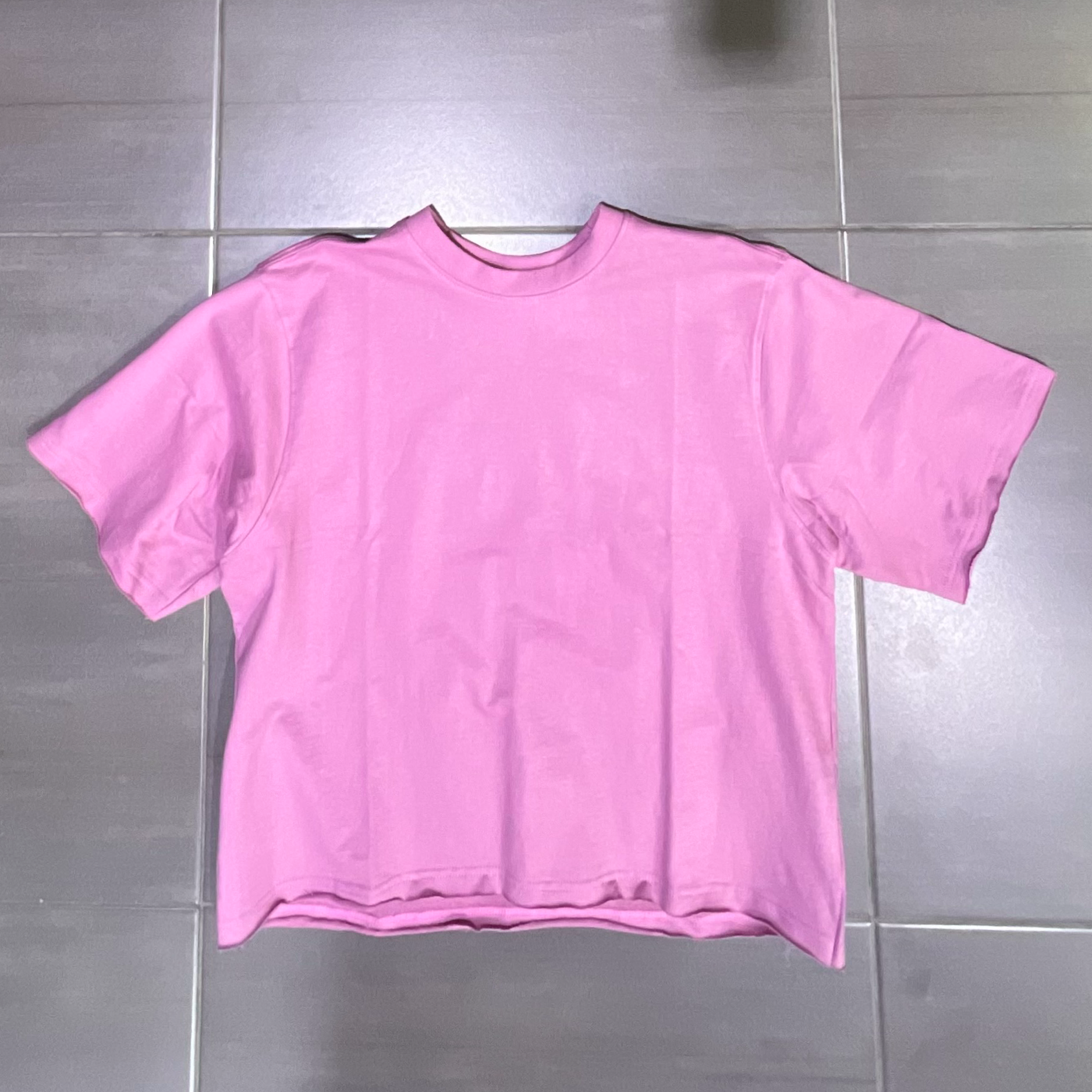 351-161 Rebel Minds Sage Pink Crop Top Box T-Shirt