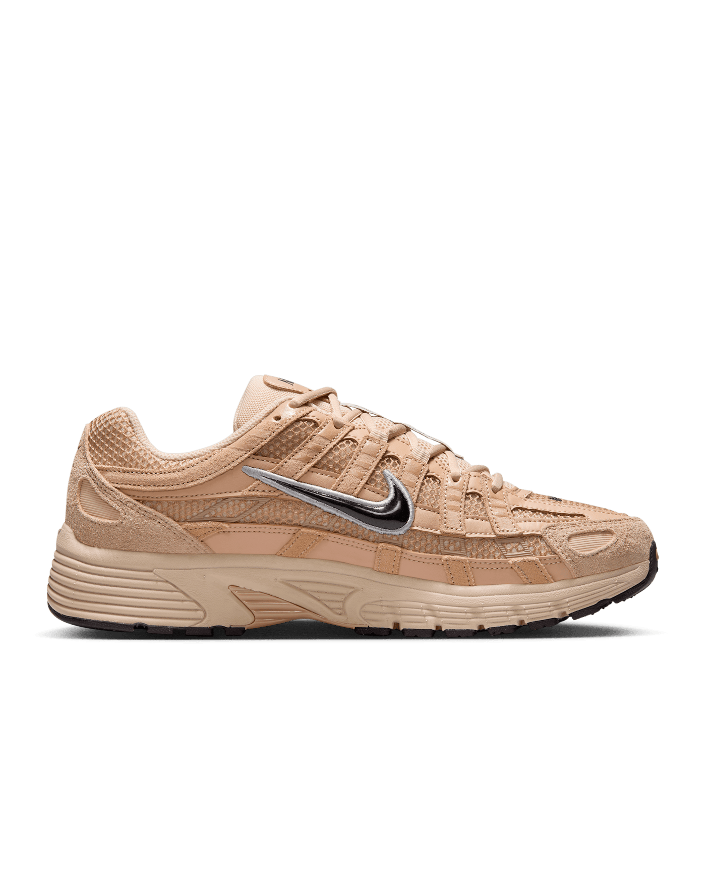 HF0015-202 Nike P-6000 SE Hemp Sanddrift Metallic Silver Black Men's