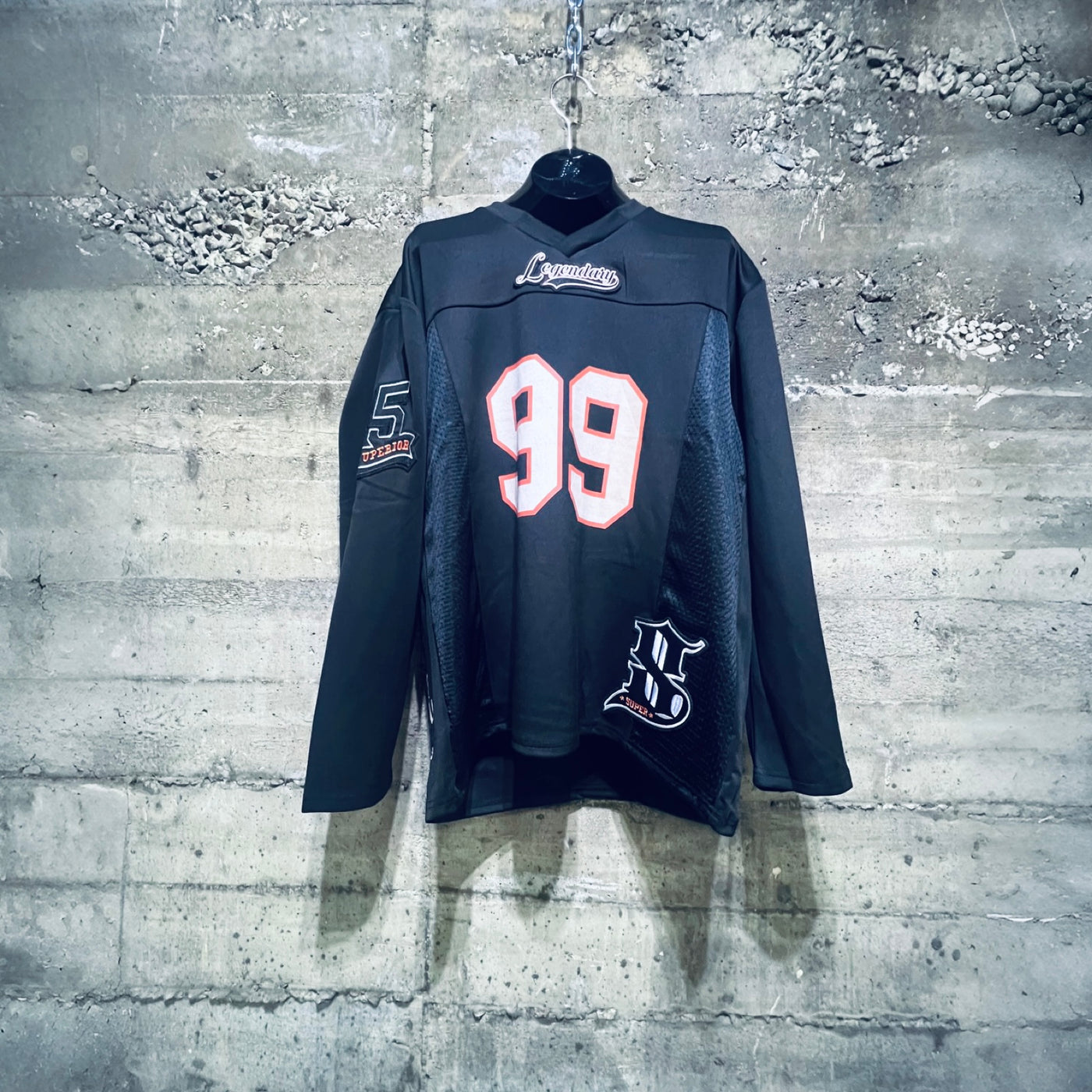 SF3029 Switch Remarkable State Champions Long Sleeve Graphic Jersey Black