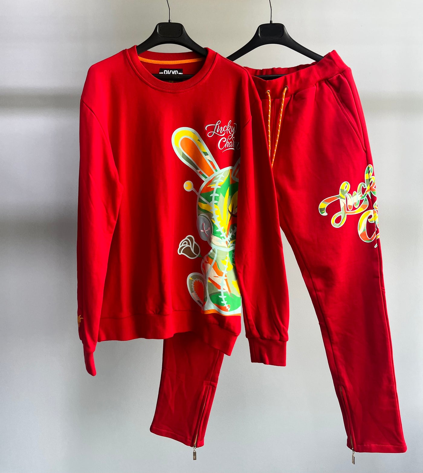001BKYS- Lucky Charm Crew Neck Shirt And Pants Set