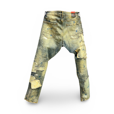 DMM0086 MTX Patch Jean Premium Denim Pants