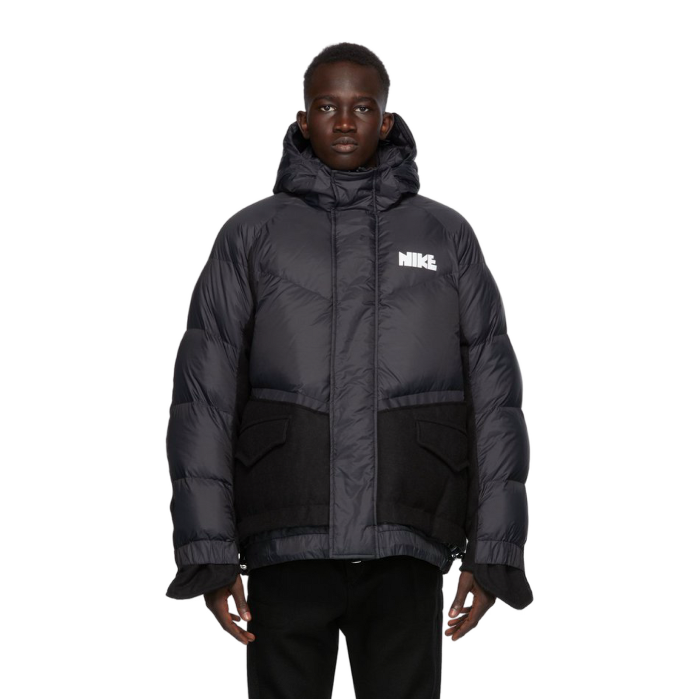 CT3269-010 Nike x Sacai Parka Jacket Black (M)