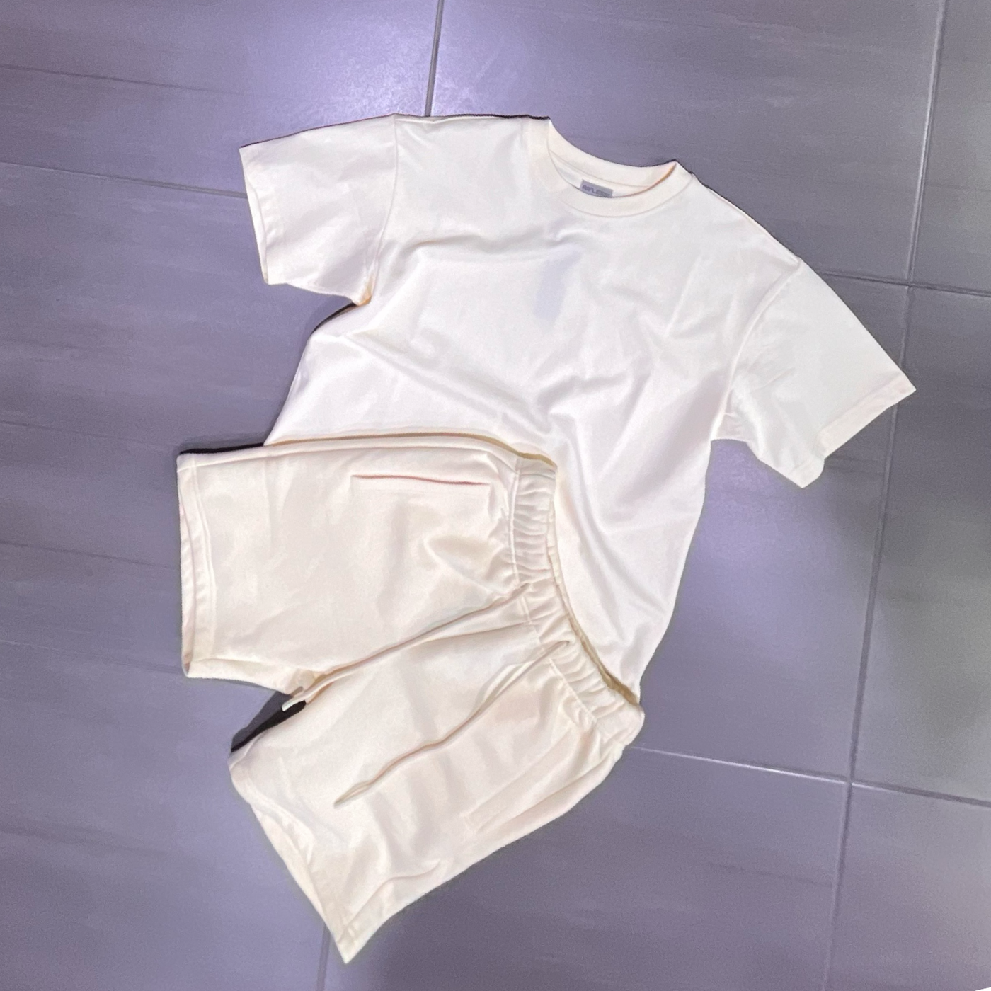 MT52/MS52 Riflessi Buttermilk Box T-Shirt + Shorts Set