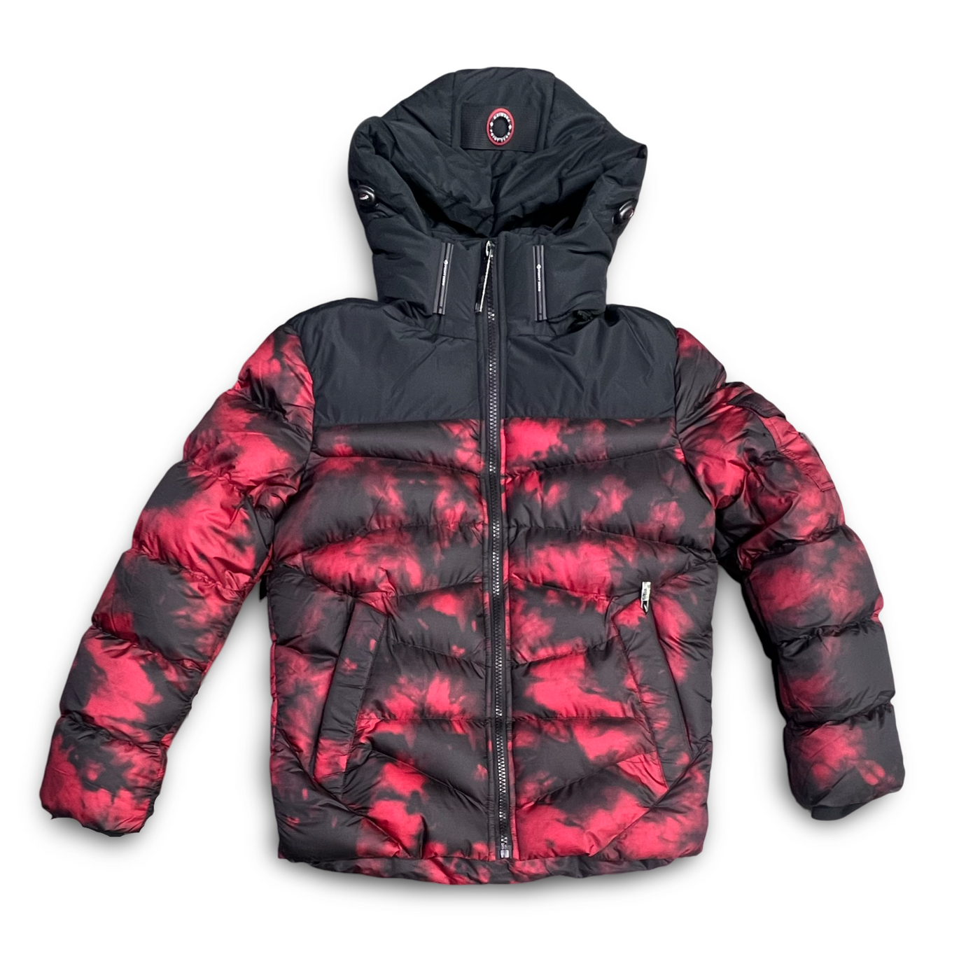 7368024 Point Zero Allton Engineered Quilted Puffer Jacket Red