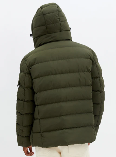 7368207 Piont Zero Avalanche Quilted Touchless Puffer Jacket Leek