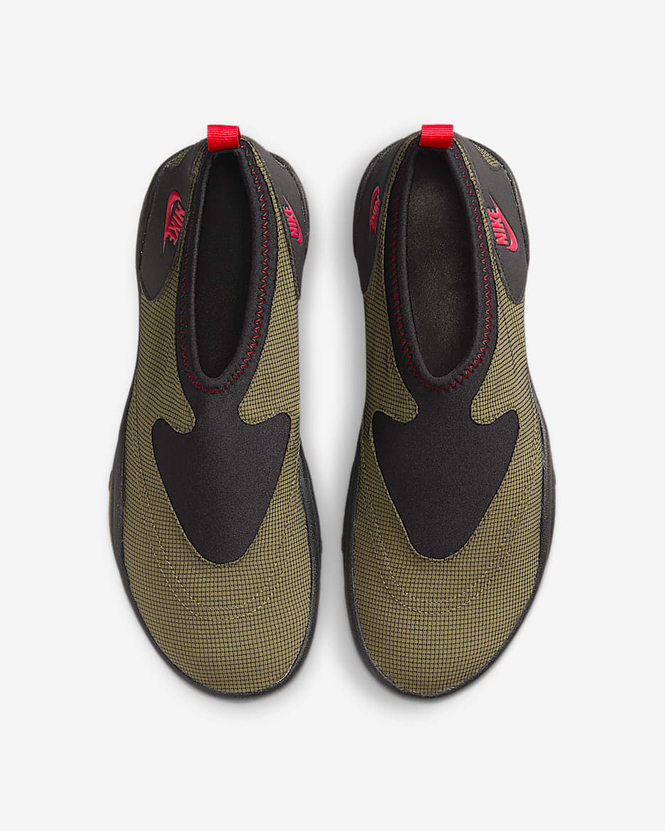 FZ5627-200 Nike Aqua Turf Medium Olive Black University Red Men's