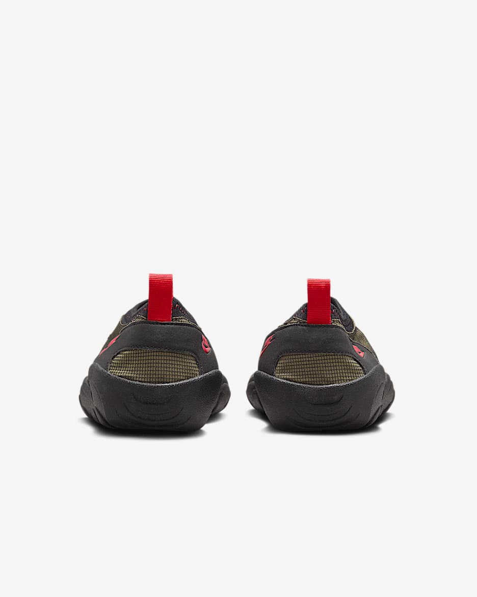 FZ5627-200 Nike Aqua Turf Medium Olive Black University Red Men's