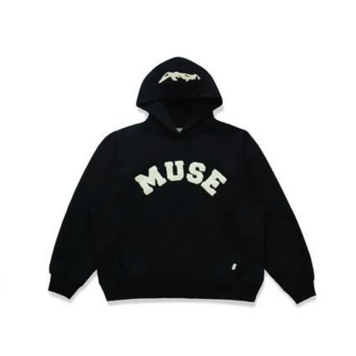 Curated By Muse Heavyweight Chenille Hoodie - Black