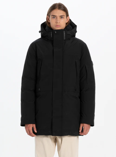 Point Zero Duncansby Non Quilted Parka Jacket (Black)