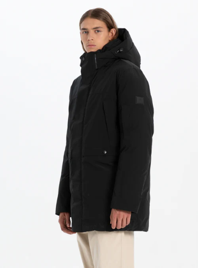 Point Zero Duncansby Non Quilted Parka Jacket (Black)