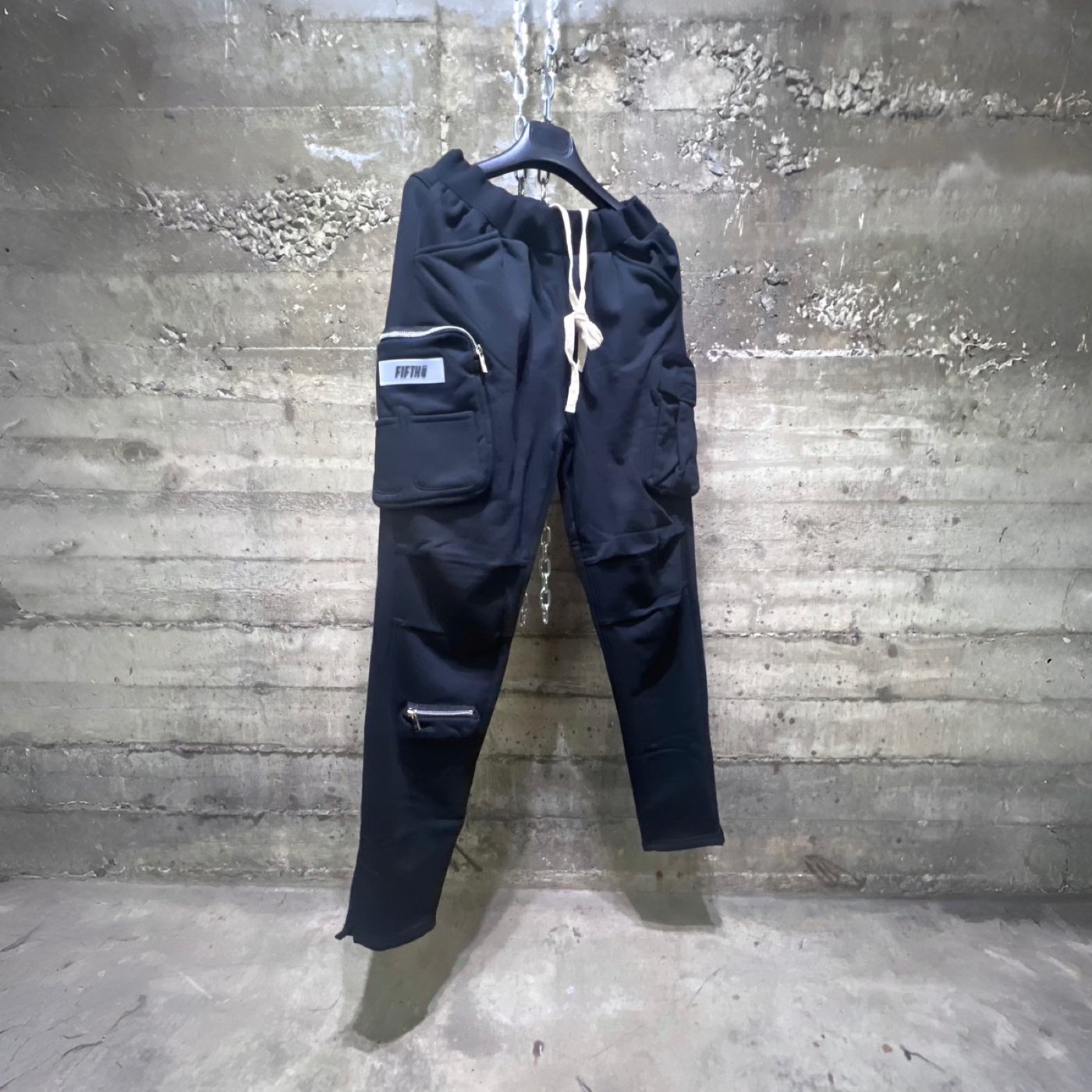 FLP460 Fifth Loop Tactical Cargo Jogger Pants Black