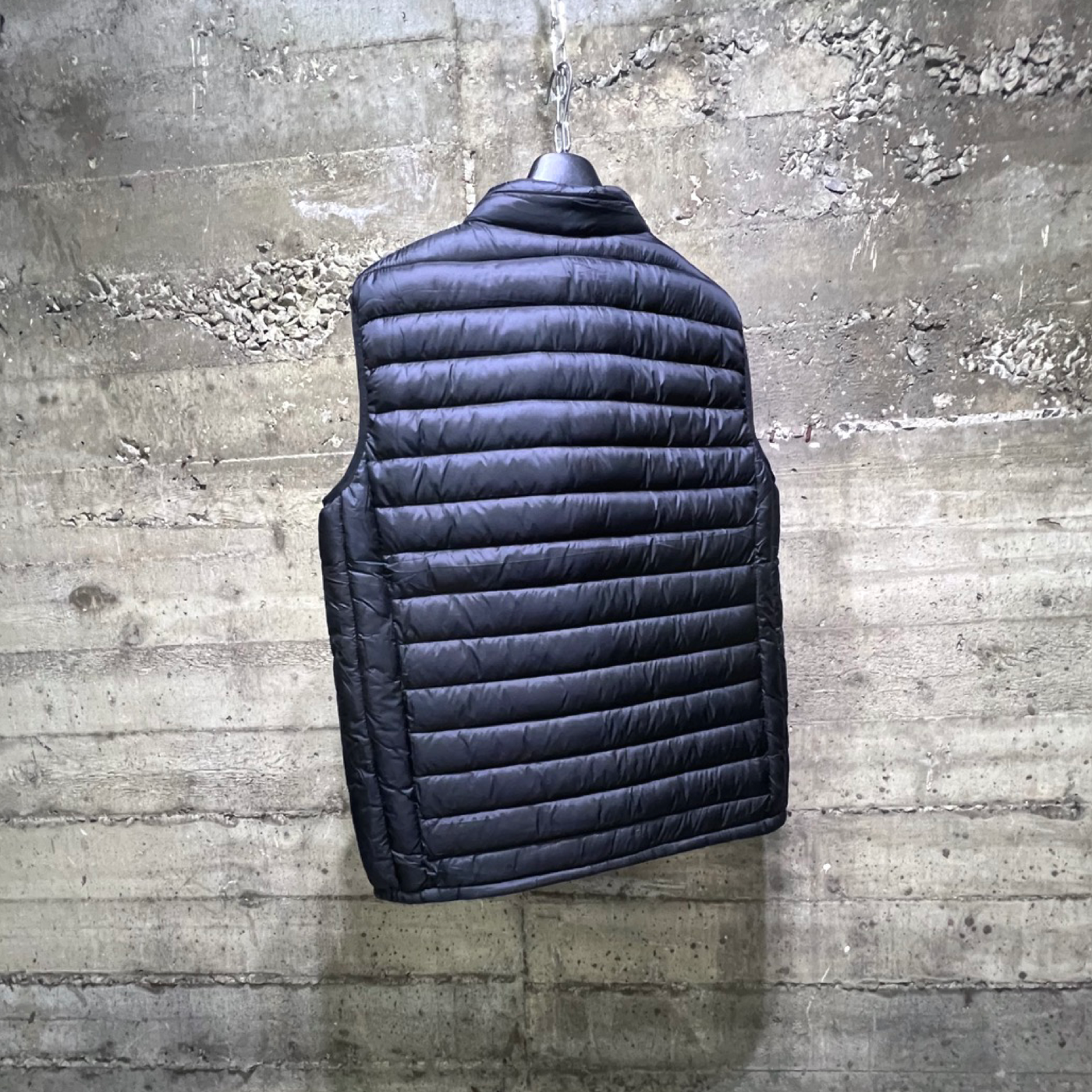 CM158 GK Collection Down Puffer  Sleeveless Winter Vest Jacket Black