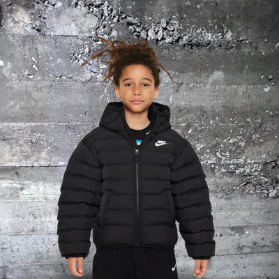 FD2845-010 Nike Sportswear Lightweight Synthetic Fill Jacket Kids Youth Grade School GS black