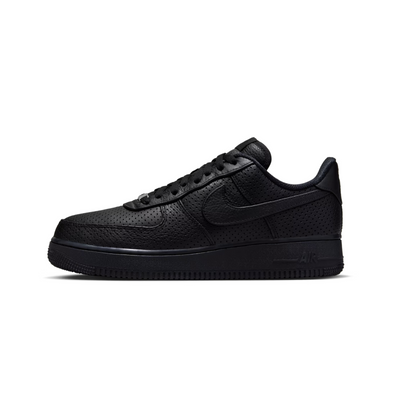 HF8189-001 Nike Air Force 1 Low SP Triple Black Perforated Men's