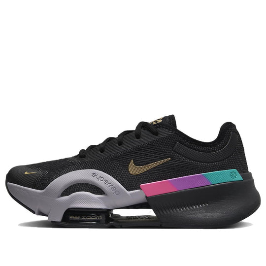 FB7154-001 Nike Air Zoom SuperRep 4 Next Nature Premium Black Fireberry Gold Women