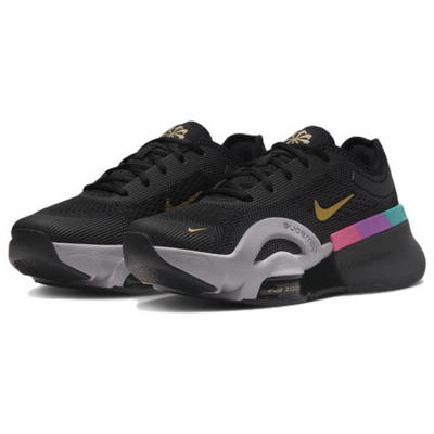 FB7154-001 Nike Air Zoom SuperRep 4 Next Nature Premium Black Fireberry Gold Women