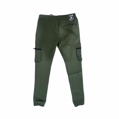 EM3 VERTICAL SPORT FLEX QUICK DRY TECH FLEECE CARGO PANTS (Olive)