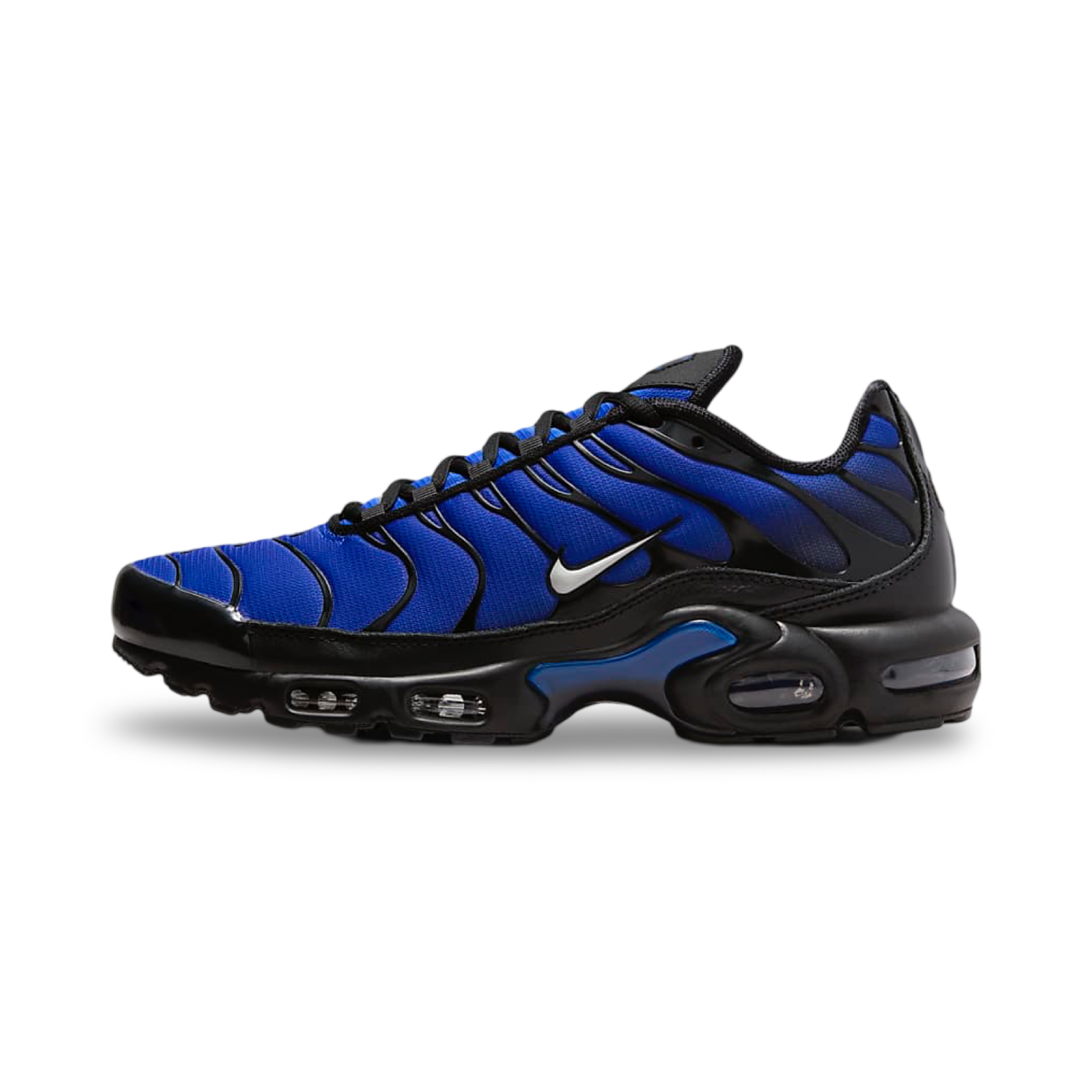 FQ7331-001 Nike Air Max Plus Premium Black Racer Blue Men's