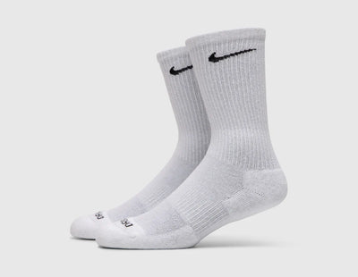 SX664-100 Nike Everyday Dri-Fit Socks Size 12-15 White (1-Pair)