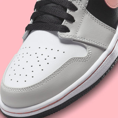 553558-062 Air Jordan 1 Low black/ grey/pink /white