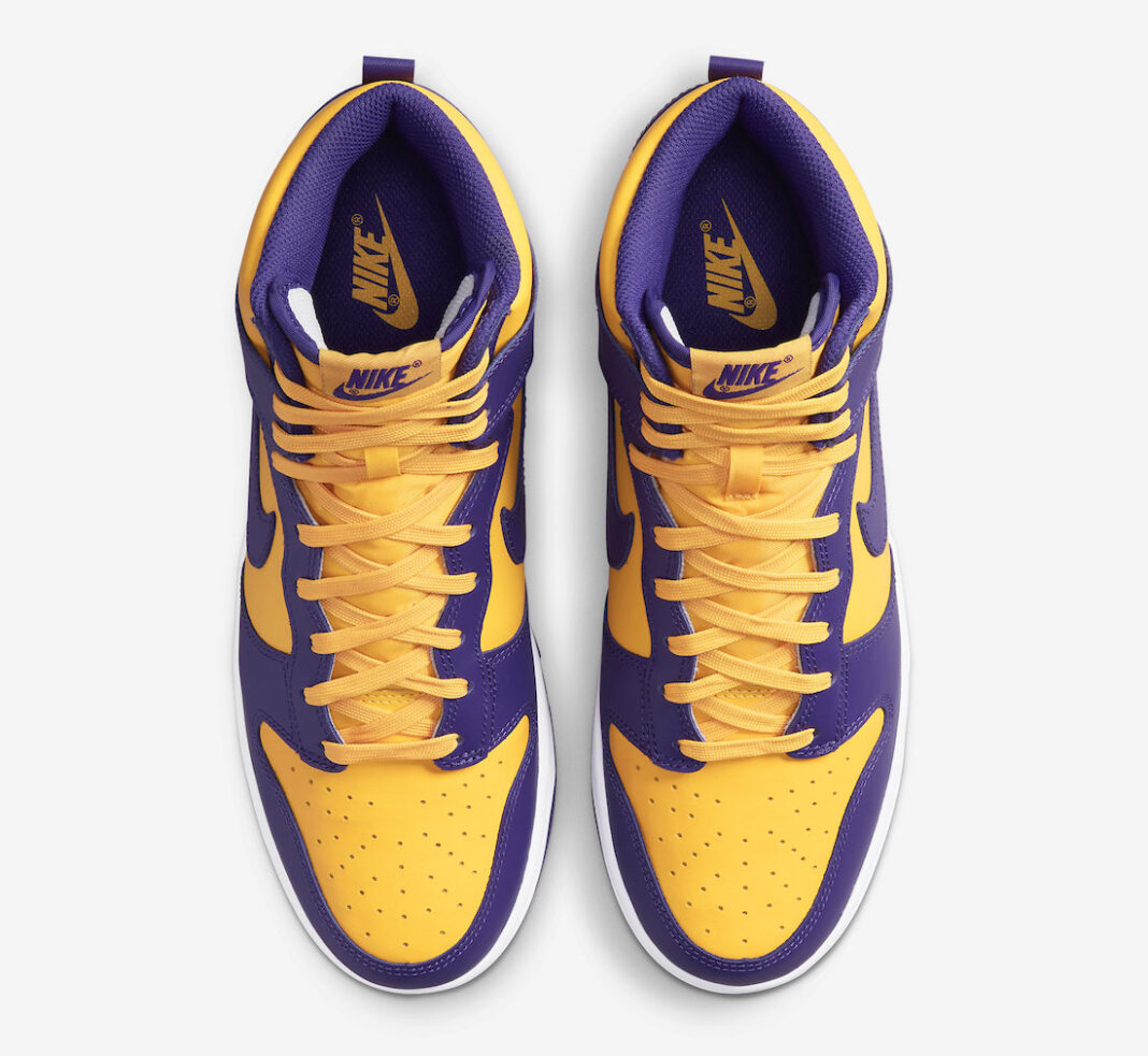 DD1399-500 Nike Dunk High Lakers