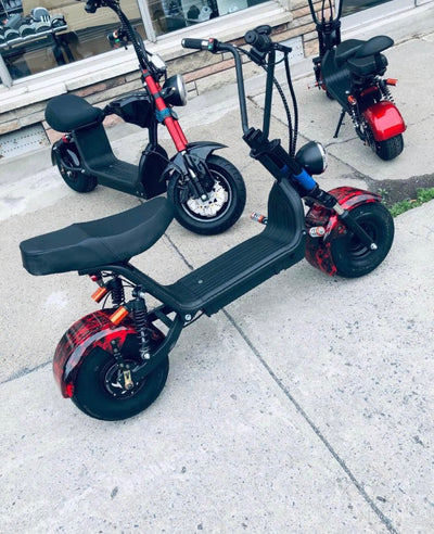City Coco Chopper Electric E-Scooter Fat Tire 2 wheel Harleyment Motorcycle Bike