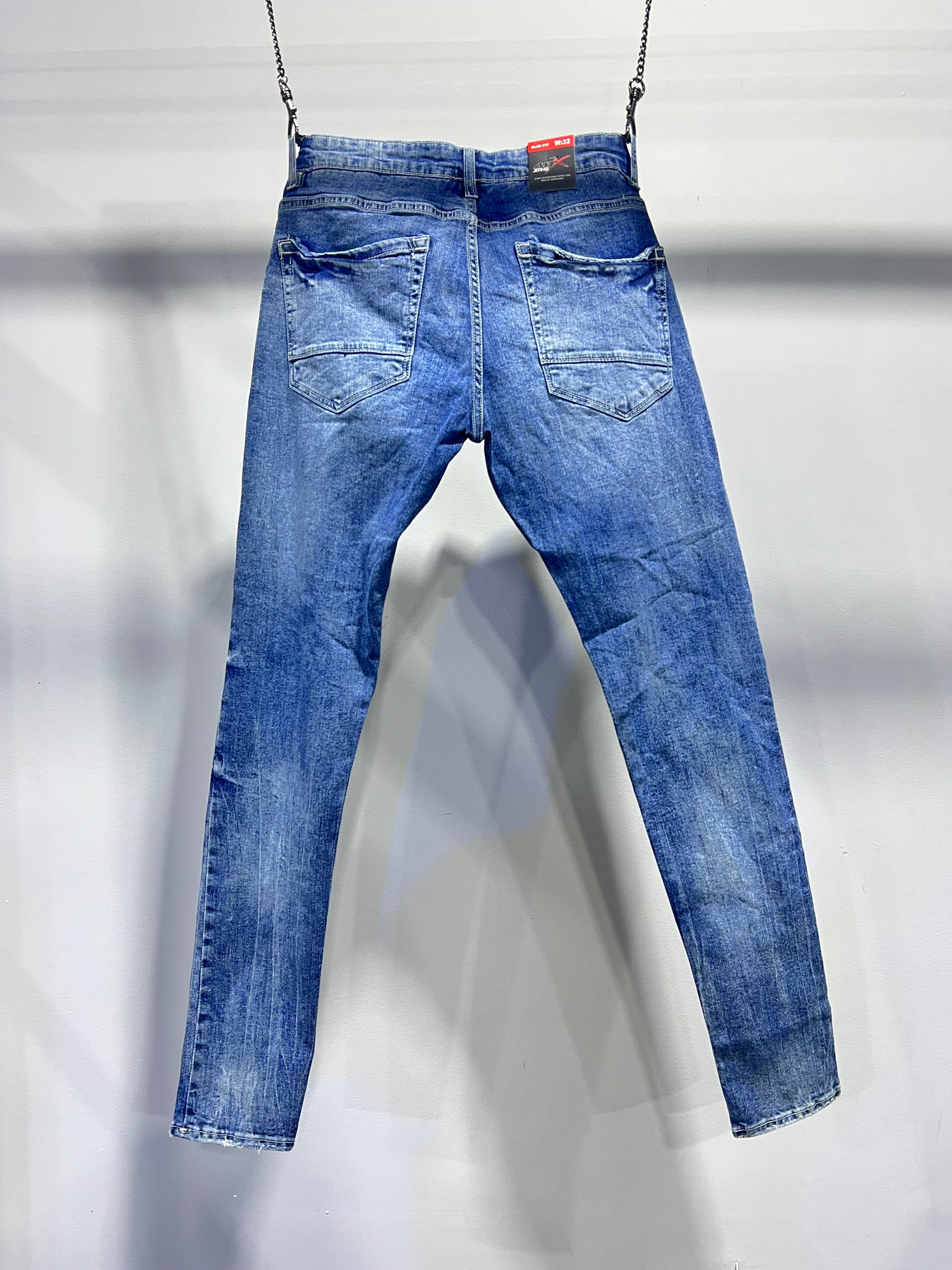 JNS0027 MTX Jeans Slim Fit Denim Skinny Light Blue MTX220419